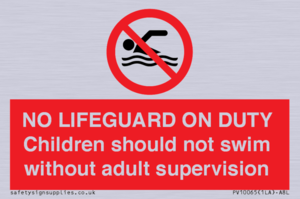 NO LIFEGUARD ON DUTY